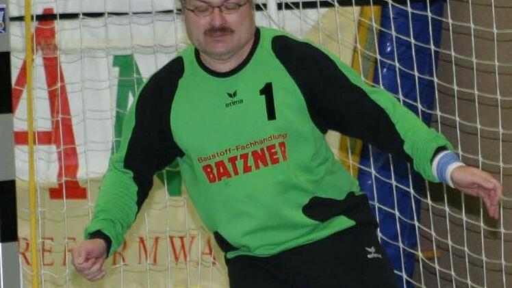 Wenn Ersatztorwart Franz Weis zum Einsatz kam, stand er stets seinen Mann, so auch in der Begegnung gegen Bamberg/Hallstadt.