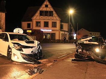 Unfall in Stegaurach Foto: Ferdinand Merzbach