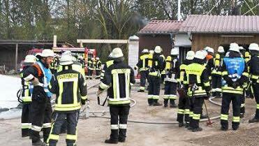 Rund 15 Wehren rückten aus.