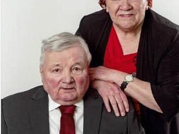 Helmtrud und Richard Ziegler sind 60 Jahre verheiratet .  Foto: Foto Fay
