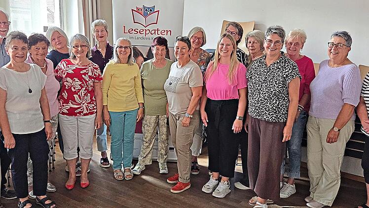Das Lesepaten-Team beim Austauschtreffen in Kronach. Kobe Kronach