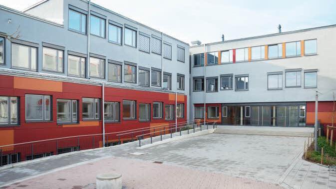 Jack-Steinberger-Gymnasium Bad Kissingen, Ersatzneubau und Sanierung. Architektur: Haindl+Kollegen, München. Besichtigung: Samstag 14 und 16 Uhr, Steinstraße 18.  Foto: Alexandra Schneider