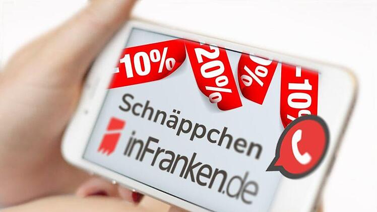 Für Schnäppchen-Fans gibt es jetzt einen neuen E-Mail-Service von inFranken.de. Der WhatsApp-Newsletter wurde eingestellt.