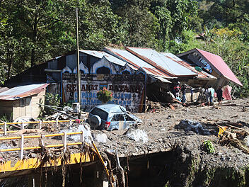 &Uuml;berschwemmungen in Indonesien