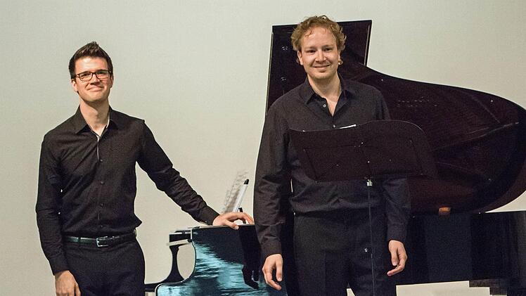 Applaus für Heiner Reich (links) und David ZimmerFoto: Jochen Berger