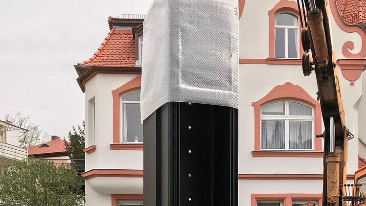 Das Kunstwerk am Schiffbauplatz. Foto: Ronald Rinklef