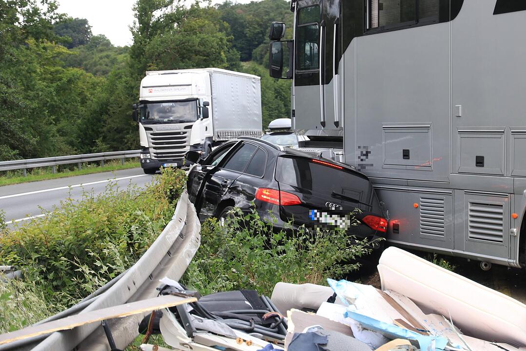 Furchtbares Unglück: Wohnmobil-Fahrer stirbt auf A3 bei Schlüsselfeld