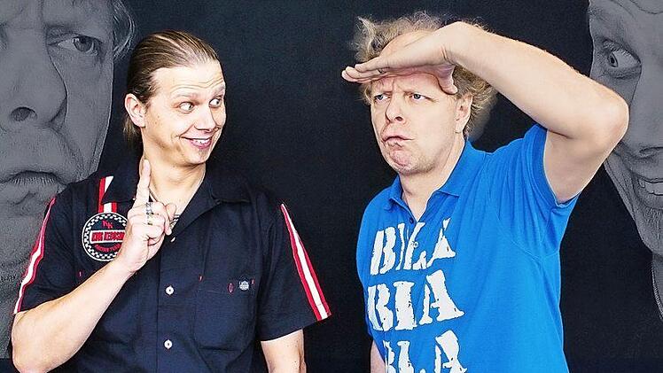 Atze Bauer (rechts) sucht in Grafengehaig das Eich. Foto: privar