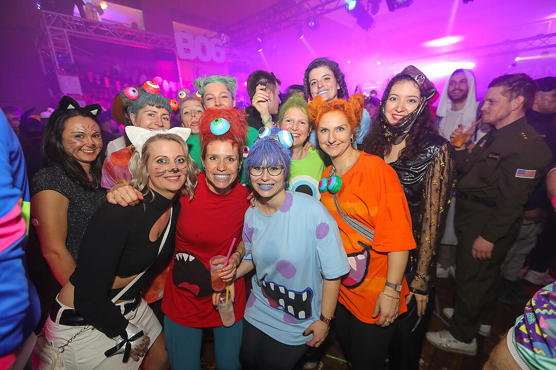 Beste Partystimmung in der Stadthalle