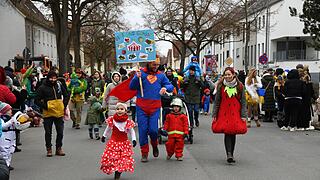 Faschingstreiben in der Gartenstadt.