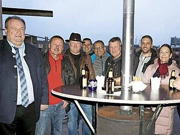 Der CSU-Ortsvorsitzende Manfred Bäreis (2. v. l.) freute sich über den guten Besuch. Unter anderem war Landtagsabgeordneter Walter Nussel (l.) zu Gast. Foto: Richard Sänger
