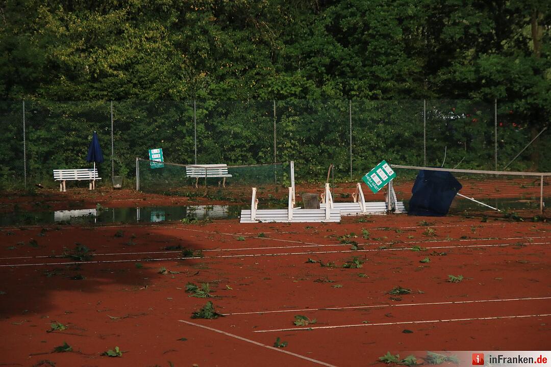 Massive Schäden nach Sturm in Bamberg