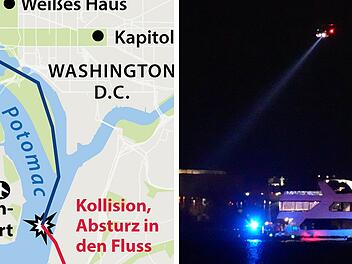 Flugzeugabsturz in Washington: Verzweifelte Suche nach Überlebenden