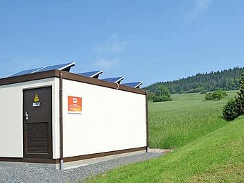 Der Fechheimer Stromspeicher ist mit Batterien ausgestattet.  Foto: privat