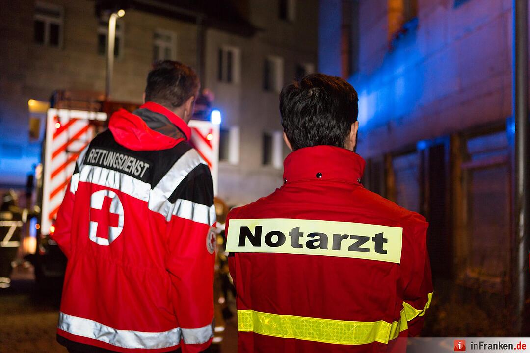 Brand in der Fürther Innenstadt