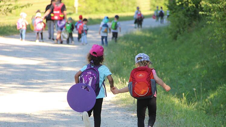 Kindergartenwallfahrt zur Talkirche.Heike Beudert