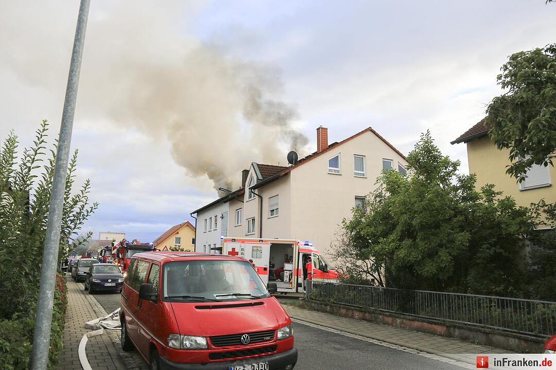 Brand in Hallstadt