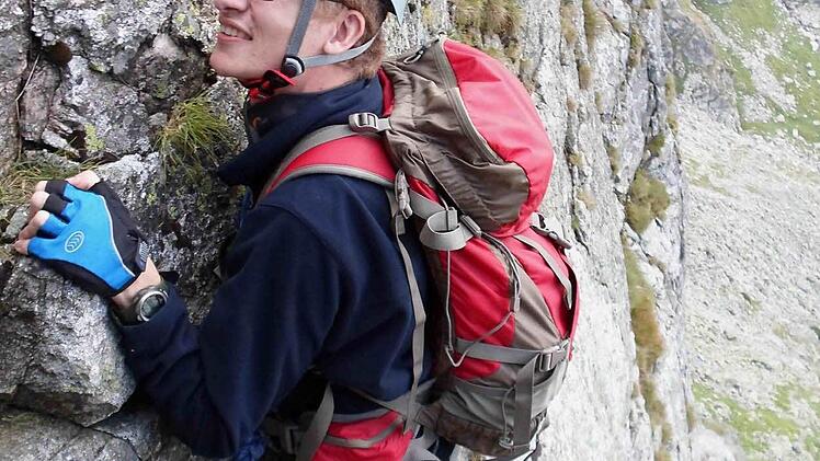 Grzegorz Grinn ist leidenschaftlicher Kletterer.
