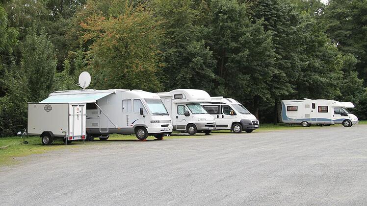 Der Wohnmobilstellplatz am Schwedensteg wird gut frequentiert. Foto: Sonny Adam