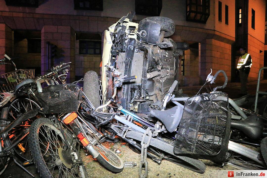 Pizzabote rast in Fahrräder
