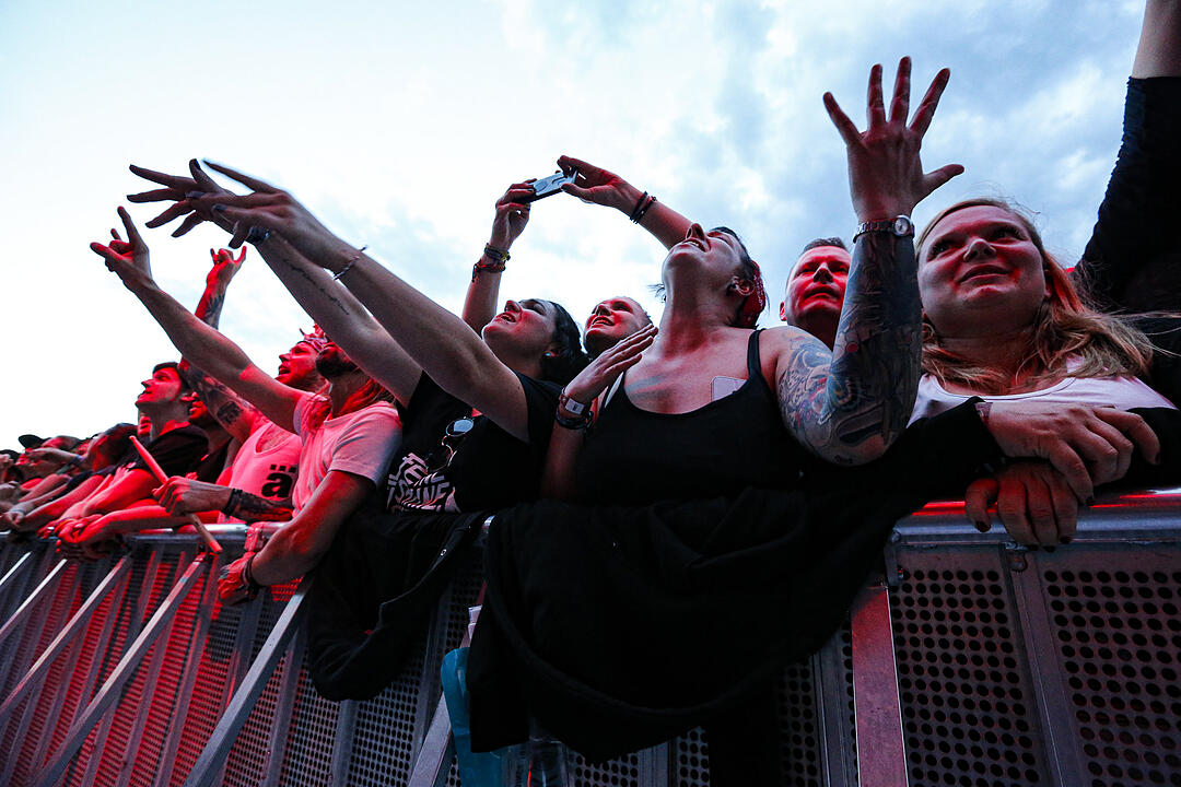 Rock im Park 2019: Regen und Sturm beim Auftritt der Ärzte