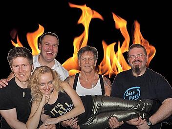 F&uuml;r Stimmung sorgt die Band "Hot Oven & The Brickets". Foto: Hot OLven & The Brickets