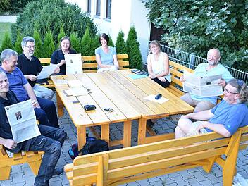 900 Jahre Kunreuth: Die Mitglieder des Arbeitskreises wollen die Menschen aus dem Ort in den Mittelpunkt stellen.  Fotos: Petra Malbrich