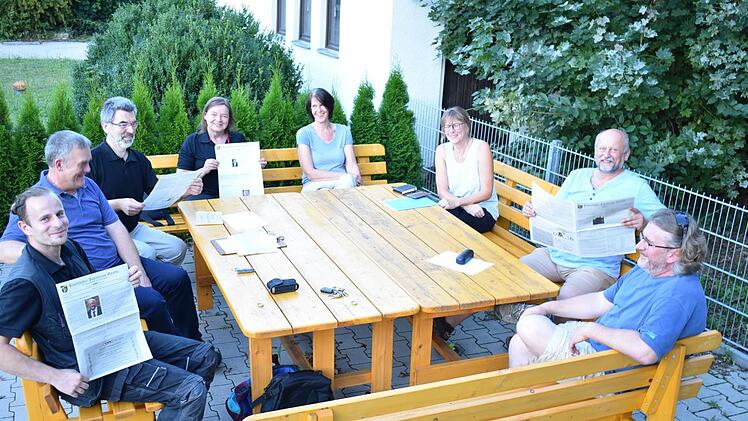 900 Jahre Kunreuth: Die Mitglieder des Arbeitskreises wollen die Menschen aus dem Ort in den Mittelpunkt stellen.  Fotos: Petra Malbrich