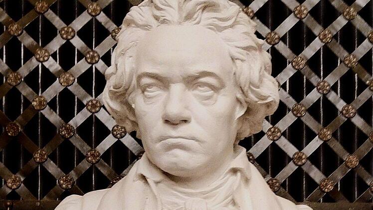 Beethoven-Büste im Spiegelsaal des Landestheaters CoburgFoto: Jochen BErger