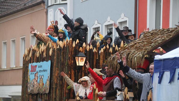 Faschingszug in Bad Brückenau 2016 Foto: Ulrike Müller