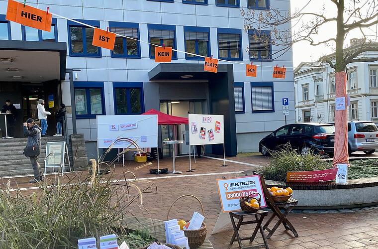 Stadt und Landkreis Bamberg: Gegen Gewalt an Frauen - Aufruf zum Zeichensetzen