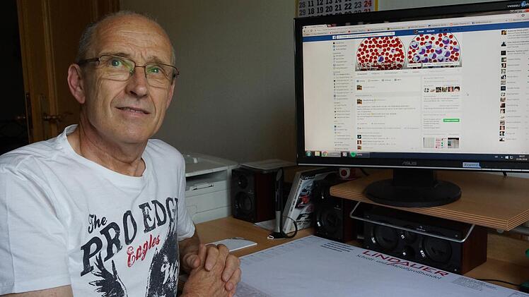 Harald Krug hat eine Facebook-Gruppe für Menschen, die an chronisch lymphatischer Leukämie leiden, eingerichtet. Foto: Arkadius Guzy