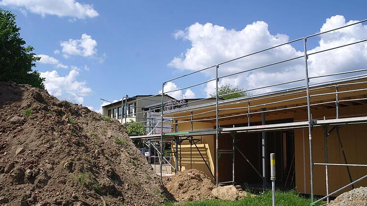 Der neue Kindergarten entsteht. Foto: Stephanie Elm