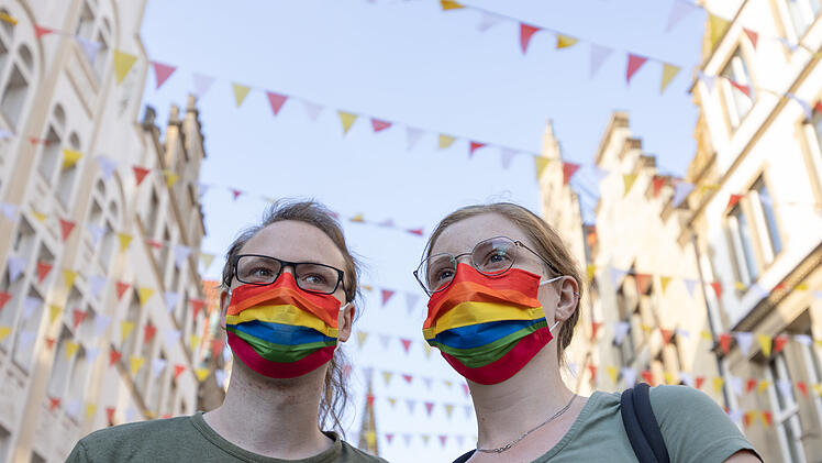 Demonstration gegen Gewalt an queeren Menschen