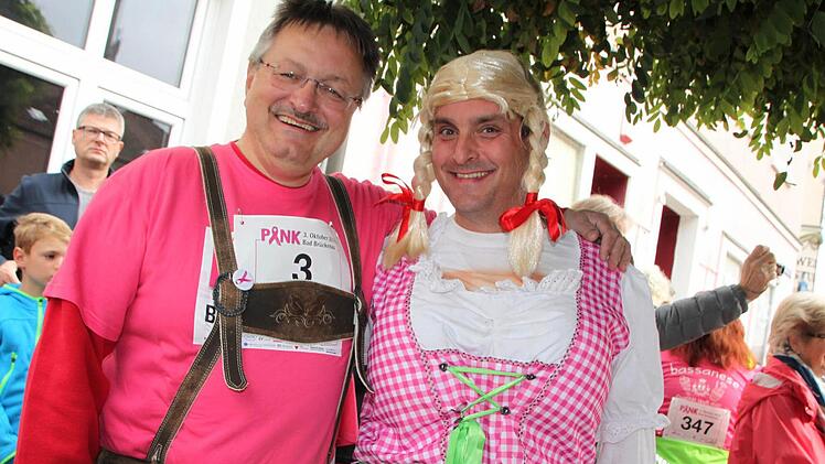 Pinklauf 2016: Die Crew... Foto: Ulrike Müller