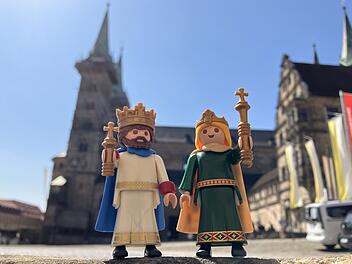 Bamberger Bistumsheilige als Playmobil-Figuren