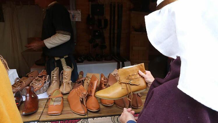 Schuhmode, einmal anders.Foto: Barbara Herbst