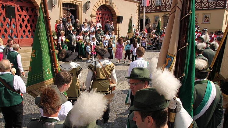Fünf Tage steht Bad Staffelstein von heute an im Zeichen des Schützenfests. Archivfoto: Matthias Einwag