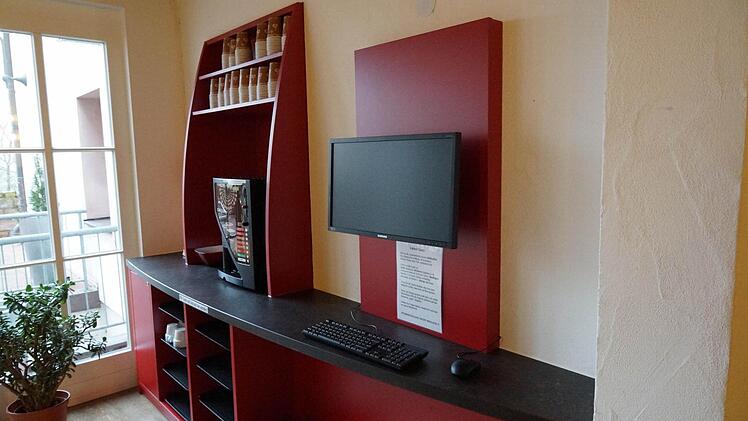Neue Theke im Aufenthaltsbereich