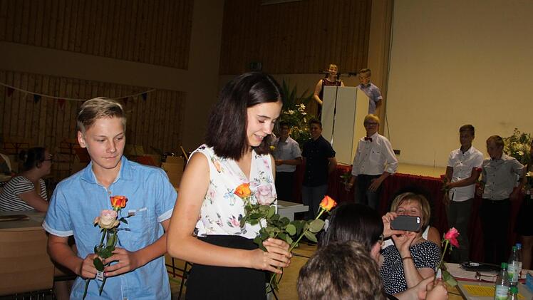 Verabschiedung der Neuntklässler an der Schondratalschule am 19. Juli 2017. Foto: Ulrike Müller