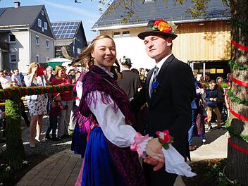 Der Plantanz ist eine lange Tradition in Windheim. Fotos: Veronika Schadeck