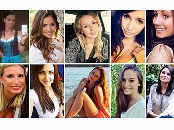 Das sind die Finalistinnen der Sandmadla-Wahl 2015: Julie Roppelt, Jessica Anneliese Rueda, Katharina Nüßlein, Kira Stedtler, Mirjam Kraus, Nathalie Höhn, Karina Strehl, Diana Manuela Di Filippo, Pia Weber und Steffi Hetzi (von links oben nach rechts unten). Fotos: privat/Collage: Tobias Stich