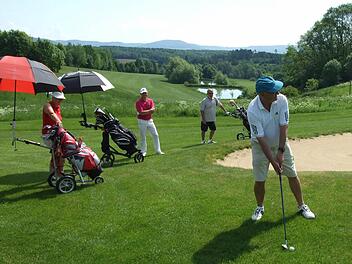 Ein Bild aus besseren Tagen des Vereins - vom Promobil-Cup 2014, der auch beim Golfclub Bamberg Station machte. Foto: Jochen Bopp/Archiv