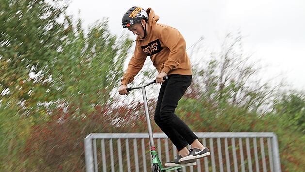 Rollerfahrer sind derzeit auf der Skateranlage Neudrossenfeld nicht zugelassen. Foto: Archiv/Gerda V&ouml;lk