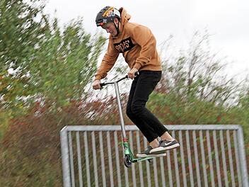 Rollerfahrer sind derzeit auf der Skateranlage Neudrossenfeld nicht zugelassen. Foto: Archiv/Gerda Völk