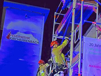 Ein richtiger Hingucker: Die Gebäude-Beleuchtung während der Langen Nacht