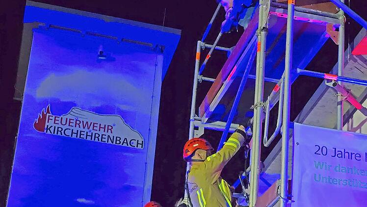Ein richtiger Hingucker: Die Gebäude-Beleuchtung während der Langen Nacht