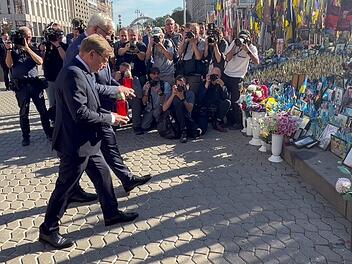 Au&szlig;enminister Wadephul besucht die Ukraine