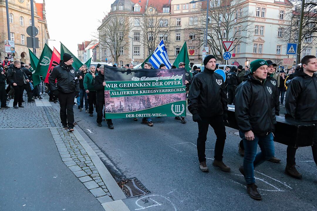 Fest der Demokratie, III. Weg und Anti-Nazi-Demonstrationen in Bamberg