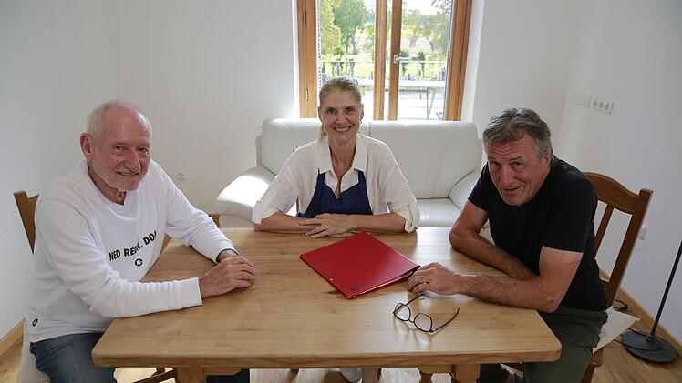 Sie verbindet Freundschaften, die auf den B&uuml;hnen begannen, von links: Sepp Schauer, Corinna Binzer und Hans Schuler.